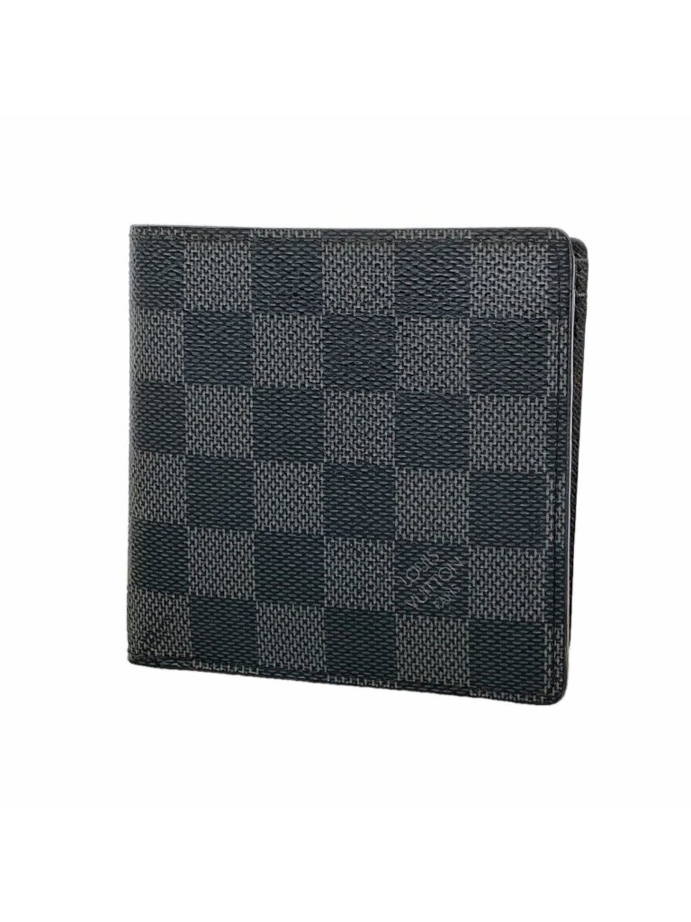 Louis Vuitton Wallet Damier Graphite Portefeuille Marco Black Gray